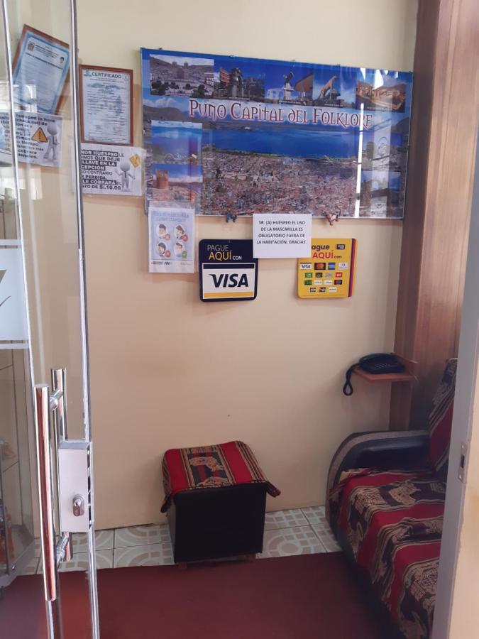 Hostal Vista Al Lago Titicaca Puno Esterno foto